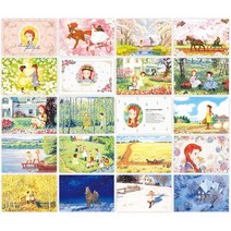 (플라잉웨일즈) 스페셜 엽서북 - 빨강머리앤 앤의 계절 문구 굿즈 팬시 (퍼즐사랑)
