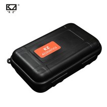 무선이어폰 블루투스 헤드폰 게임용 헤드셋 KZ-스퀘어 케이스 하이엔드 인 가방 PU 지퍼 보관함 블랙 휴, 01 PP Bag