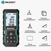 Mileseey-레이저 거리 측정기 디지털 레이저 줄자 X5, CHINA, 50m, 5) S6,2) 50m_2) 50m, S6