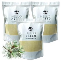 헬로우그린 국산 솔잎 분말 가루 600g(팩), 600g, 3개