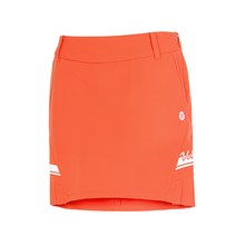 볼빅 여성 골프 프린트 배색 큐롯 스커트 VLCUJ211_OR