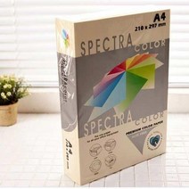 스펙트라 칼라용지 A4 색상지 색지 상아색 500매, 없음