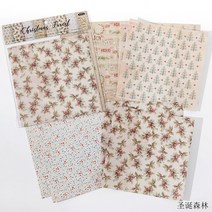 스티커세트 다이어리 꾸미기 새해 다꾸 폰꾸 스티커 세트 용품 빈티지 산타 클로스 스티커 팩 DIY 일기, 06 F