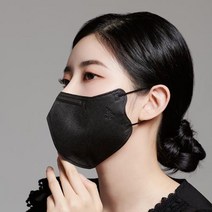 100% 국내제작 호프리미엄 KF94 새부리형 마스크 퓨어블랙 90매