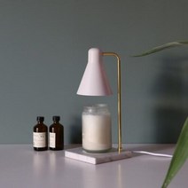 아트박스/세레스홈 디어 캔들 워머_대리석 [단품+양키캔들], 로즈골드/블랙체리