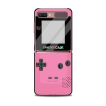 z플립 케이스 클래식 게임 게임 케이스 samsung galaxy z flip4 z flip 5g hard pc phone coque z flip3 split 접이식 블랙 커버