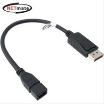 넷메이트 Mini DisplayPort to DisplayPort 케이블 TIS-18285 젠더 1394카드 leee1394, 상세 설명 참조