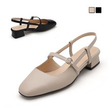 [미소페] 여성 진주장식 스트랩 슬링백 012112701 3cm