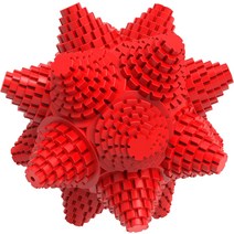 강아지짐볼 애견짐볼 강아지 운동기구 VANFINE Dog Squeaky Toys 거의 파괴할 수 없는 튼튼하고 내구성 있는 장난감 대형견용 씹는 공격적인 츄어 스틱 무독성 천연 고, [02] DotsBaseball, [01] Small/Medium/Large Dog