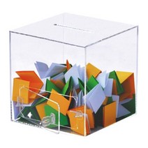 모금함(특소 BO-015) 아크릴표지판 부동산가격안내시세판 아파트부착게시판 투명아크릴 아크릴꽂이