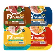 듀먼 오리지널 영양특식 50g x 4종세트 (냉동), 4세트, 닭가슴살 + 채소 혼합맛, 연어 + 채소 혼합맛, 오리안심 + 채소 혼합맛, 소고기 + 채소 혼합맛