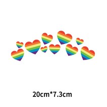 의류 셀프 수선패치 알파벳 진주 숫자프라이드 LGBT 레인보우 배너 슬로건 게이 패치 대형 의류 핫 멜트 t, 12 TH2750-12