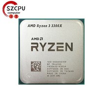 라이젠 2200gAMD Ryzen 3 3300X R3 3.8 GHz 쿼드 코어 8 스레드 65W CPU 프로세서 L3 16M 100000000159 소, 한개옵션0