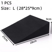 스쿼트발판 웨지 발판 발목경사대 밸런스 뒷꿈치 받침대 squat wedge pcs 스쿼트 블록 역도 데드 리프트 힐 상승 송아지 요가 경사 보드 위한 미끄럼 방지 전문 스쿼트, b 스타일 l 1pcs, B style L 1pcs