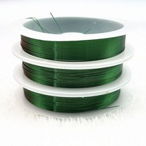 구리선 0.3mm 0.4mm 다채로운 구리 이어 구슬 보석 만들기 DIY 수제 팔찌 액세서리, [02] 0.4mm(6m), [05] 05