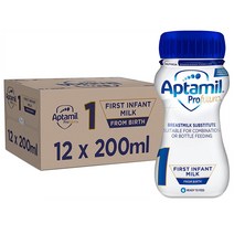 Aptamil Profutura First Infant Baby Milk 압타밀 프로푸트라 퍼스트 인팬트 액상분유 0-12개월 200ml 12개입, 12개