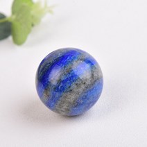 천연 자수정 원석 마사지 공 치유 스톤 인테리어 기념품 선물, 60-70mm, 라주라이트