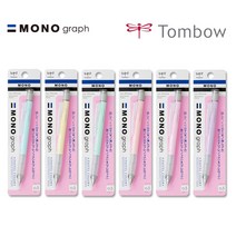 톰보 톰보우 모노 그래프 0.5mm 파스텔 샤프 클립노크, 1개, 사쿠라 핑크_DPA-136E