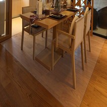 의자매트 바닥긁힘보호 PVC 장판 체어매트 스크래치 방지 깔판 패드, 2.중 50x80