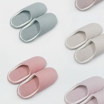 당일발송 이즈코리아 층간소음방지 메모리폼 거실화 쿠션슬리퍼, 레드