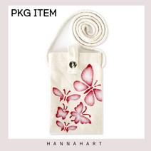 스텐실 패키지 버터플라이 핸드폰가방[1인세트]