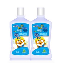 뽀로로 뽀로로는 치카친구 어린이안심가글(천연사과향)300ml X 2개, 사과2개입, 300ml