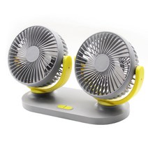 Z3JC USB 선풍기 무음 선풍기 휴대용 큰 바람 12V 24V 차량용 선풍기, Z3JC 회황색