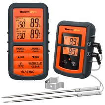 ThermoPro TP08C 디지털 150m 무선 고기 주방온도계, 1개
