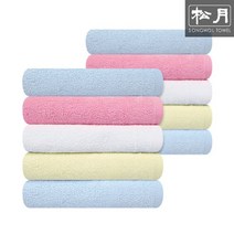 송월타월 송월 76g 여름수건 10장, 노랑