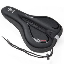 GEWAGE 젤 바이크 시트 커버 쿠션 - 두꺼운 패딩 자전거 안장 충격 흡수 통기성 스핀 고정 펠로톤 운동 로드 마운틴 자전거용