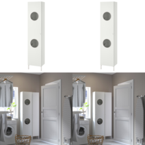 이케아 욕실 키큰장 NYSJON 뉘셴 다용도수납장 화이트 40x190 cm