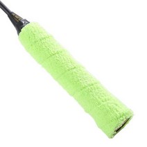 두꺼운 미끄럼 방지 배드민턴 타월 그립 8 가지 색상 스포츠 테니스 라켓 낚싯대 슬링 샷 오버 그립 커버 용 스웨트밴드, fluorescent green