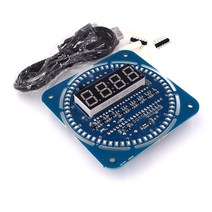 LED전광판 회전 LED 디스플레이 알람 전자 시계 모듈 물 램프 DIY 키트 조명 제어 온도 DS1302 C8051 MCU STC15W408AS