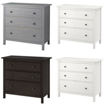 이케아 서랍장 HEMNES 헴네스 3칸서랍장 화이트 스테인 108x96 cm