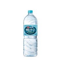 농심 생수 라벨 백산수 2L, 8개