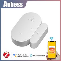 도어센서 무인점포 문열림센서 출입문센서 Aubess Tuya 스마트 지그비 열림 닫힘 감지기 창 스마트라이프 앱 구글 홈 알렉사로 작동, 5Pcs