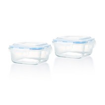 [익일출고] 강블리 블링락G 유리 밀폐용기, 정사각형 1200ml, 2개