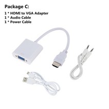 비디오테이프 변환 비디오 테이프 USB 플레이어 동영상 파일 grwibeou hdmi to vga 케이블 기 hdmi male to vga 여성 기 어댑터 digital hd, 초록, 다른