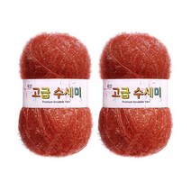 울클럽 별꽃수세미 만들기 DIY 고급수세미실 2볼세트, 182코랄브릭