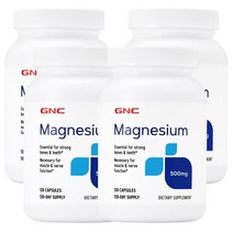 GNC 마그네슘 500mg 120정 x 4, 4개