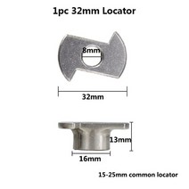 홀쏘 구멍 XCAN Forstner 드릴 비트 15-35mm 카바이드 팁 드릴 비트 세트 조정 가능한 코어 드릴 보링 비트 목공 구멍 커터, 1pc 32mm 로케이터