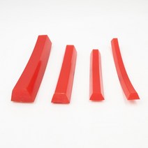 컨베이어 벨트 컨베어 롤러 콘베어 빨간색 연결된 폴리 우레탄 삼각형 폴리 우레탄 용 드라이브 전송, b, 1m