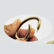 타원 오링 개고리 심플 미니멀 캡링 제작 DIY셀프부자재 수예 공방 직접 태슬 테슬 네임택 키링 멀티고리 온오프 악세서리 광택 고퀄리티 가방 장식 열쇠고리 가죽공예 (중 1P)