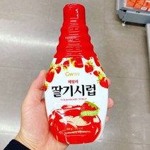 청우 딸기시럽 520g, 1개