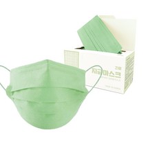 국산 프리미엄 셀프케어 3중 MB필터 일회용 덴탈마스크 대형 50매, 애플 민트, 3개