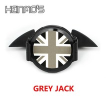 미니 쿠퍼 F54 F55 F56 F57 F60 COUNTRYMAN 핸드폰 브래킷 악세서리에 대 한 휴대 전화 홀더를 충전하는 차량용품 자동차 무선 충전기, Grey Union Jack