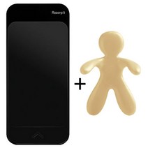 레이저핏 슬라이드 면도날 클리너 + 체사레 블랙티 자동차 방향제