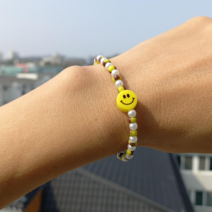 핸드메이드 스마일 팔찌