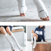 요가 필라테스 워머 논슬립 롱 운동 니삭스 양말 발토시