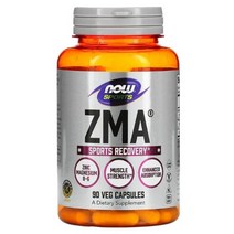 NOW Foods Sports ZMA 운동 후 회복 베지 캡슐 90정, 5병, 180개입